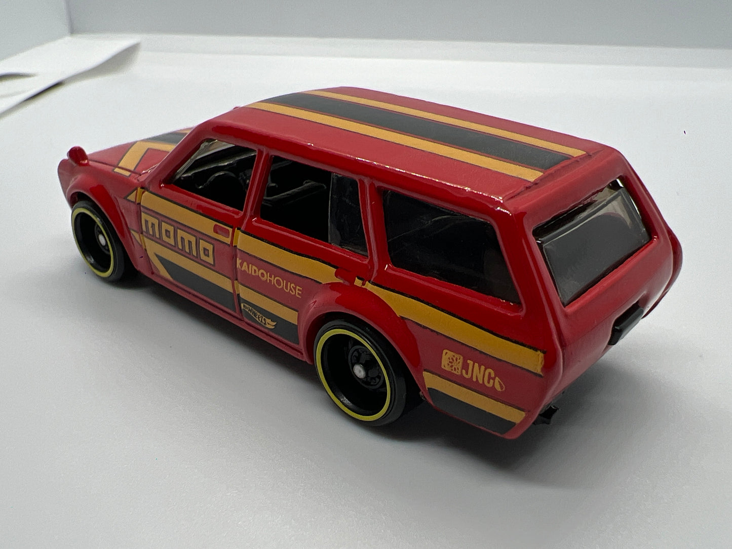 Hot Wheels 1/64 Mainline 71 Datsun 510 Wagon Momo Red Loose