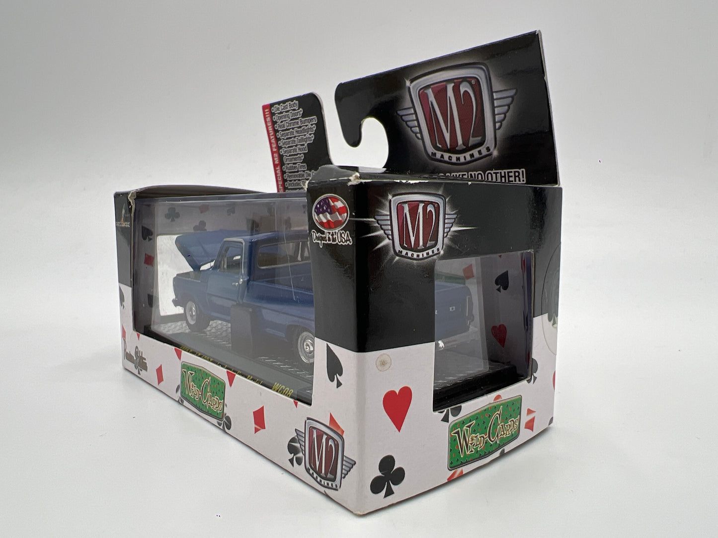 M2 Machines Wild-Cards 1969 Ford F-100 Truck Australian Model Blue WC08
