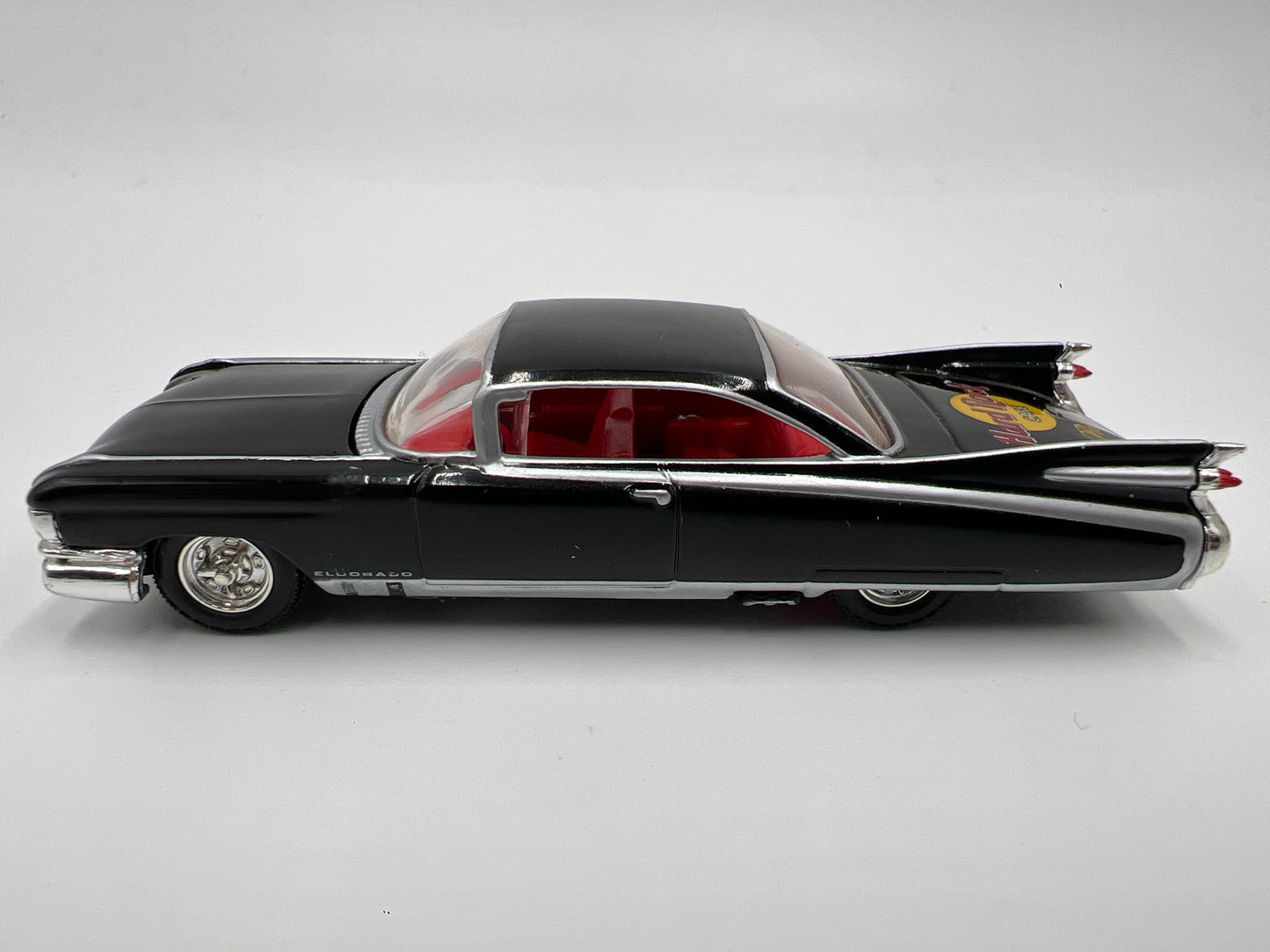 2001 Hot Wheels Collectibles 1/64 Acrylic Hard Rock Cafe 1959 Cadillac Coupe De Ville Black Loose