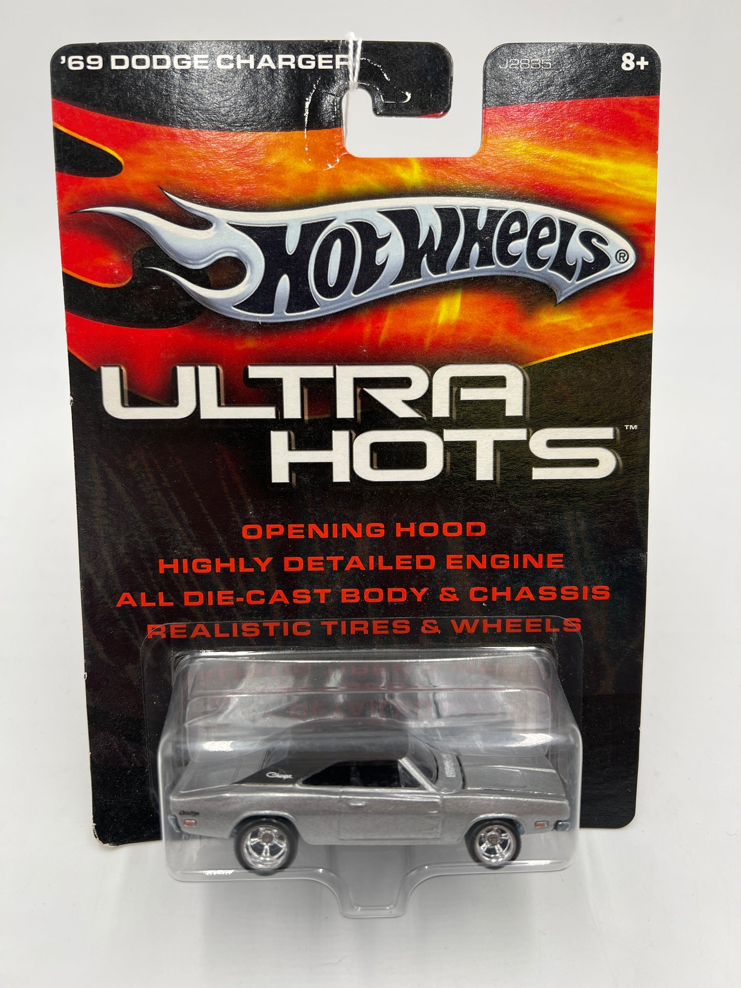 Hot Wheels Premium Ultra Hots 69 Dodge Charger Silver