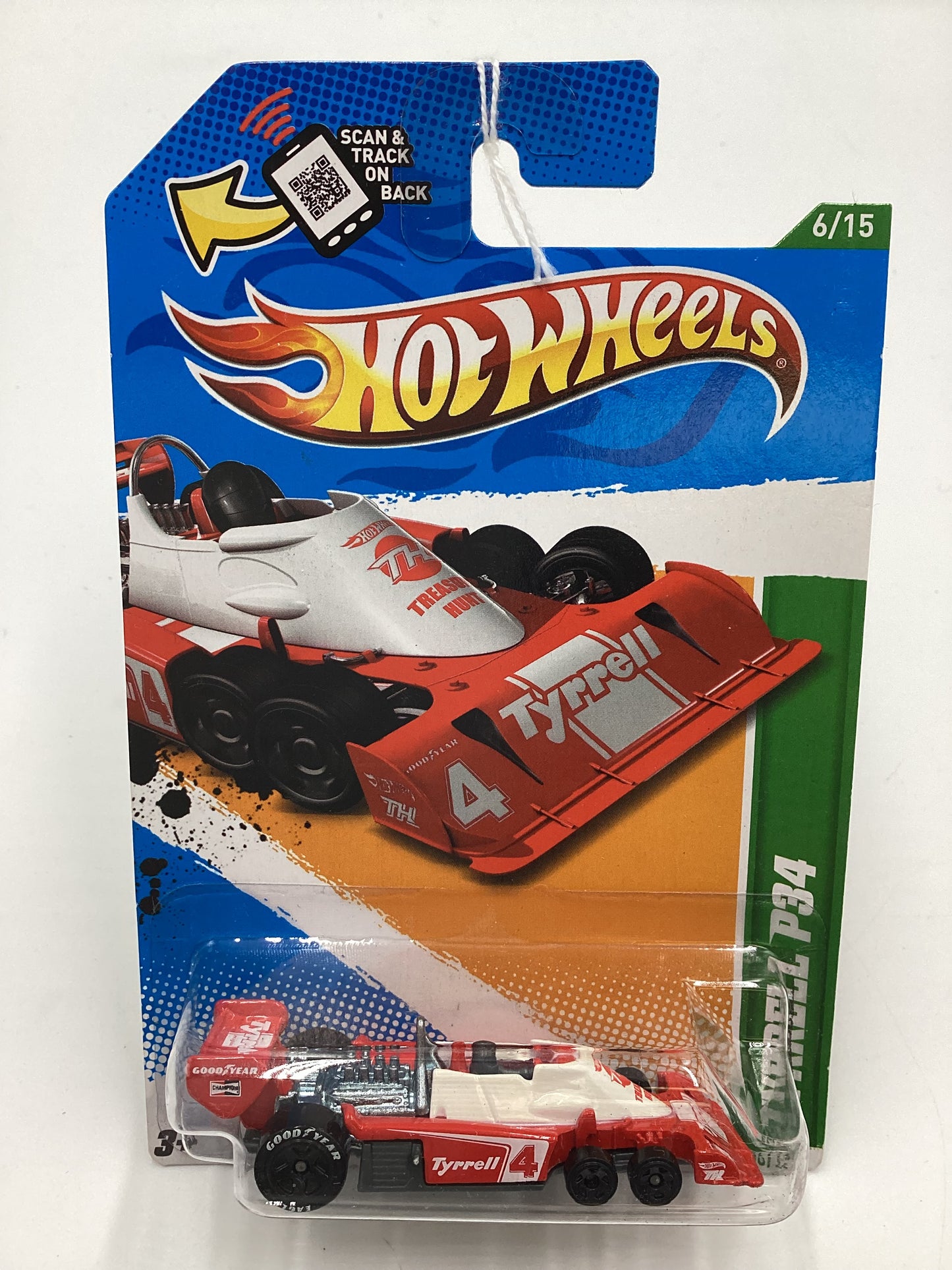 2012 Hot Wheels Treasure Hunt #56 Tyrell P34 Red