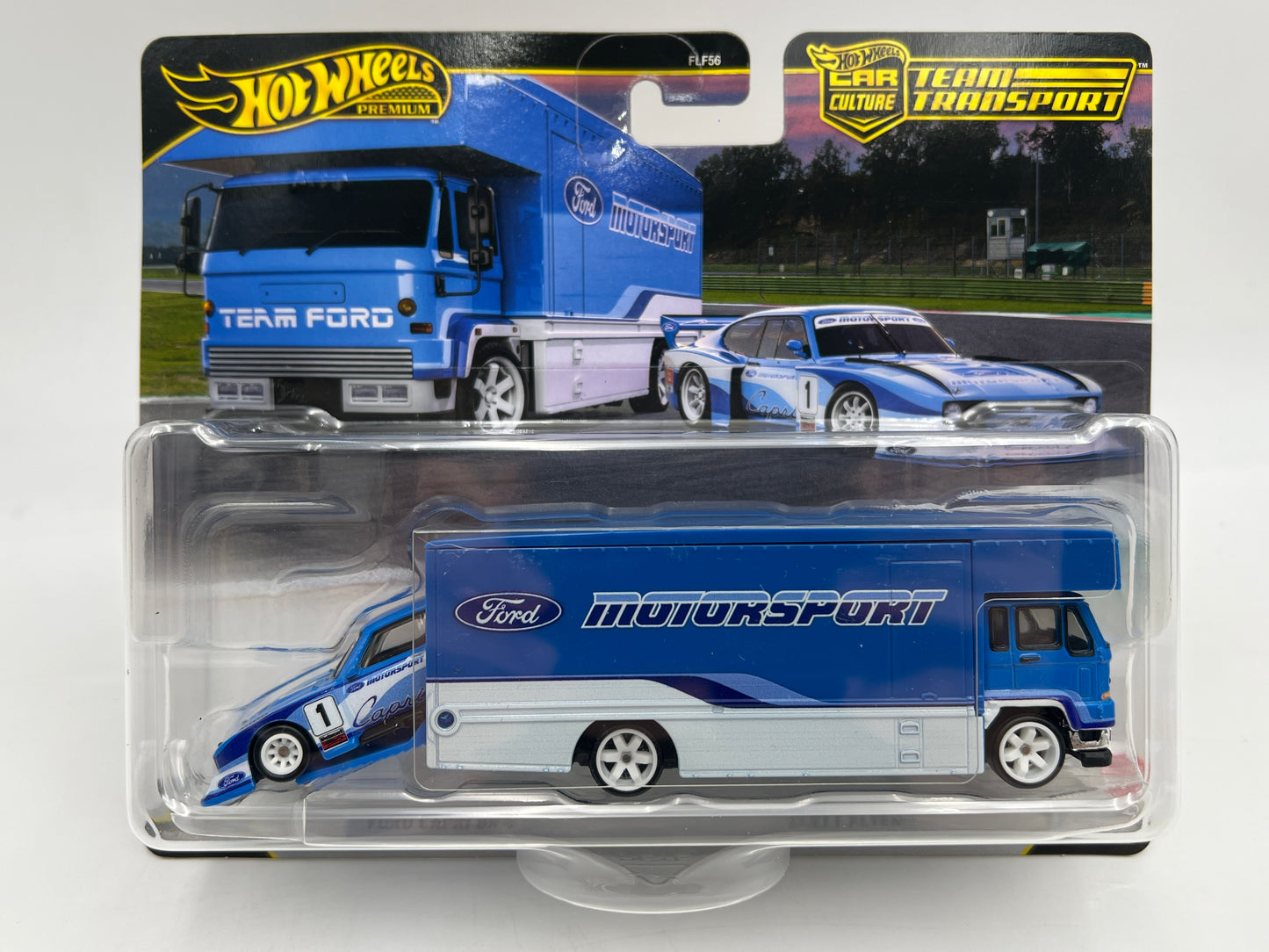 Hot Wheels Team Transport #88 Ford Capri GR5 & Fleet Flyer