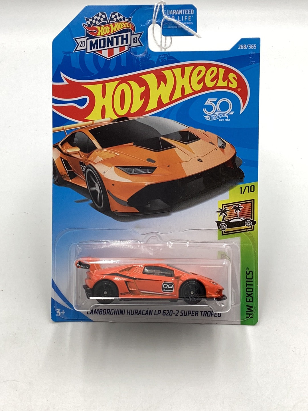 2018 hot wheels #268 Lamborghini Huracan LP 620-2 Super Trofeo