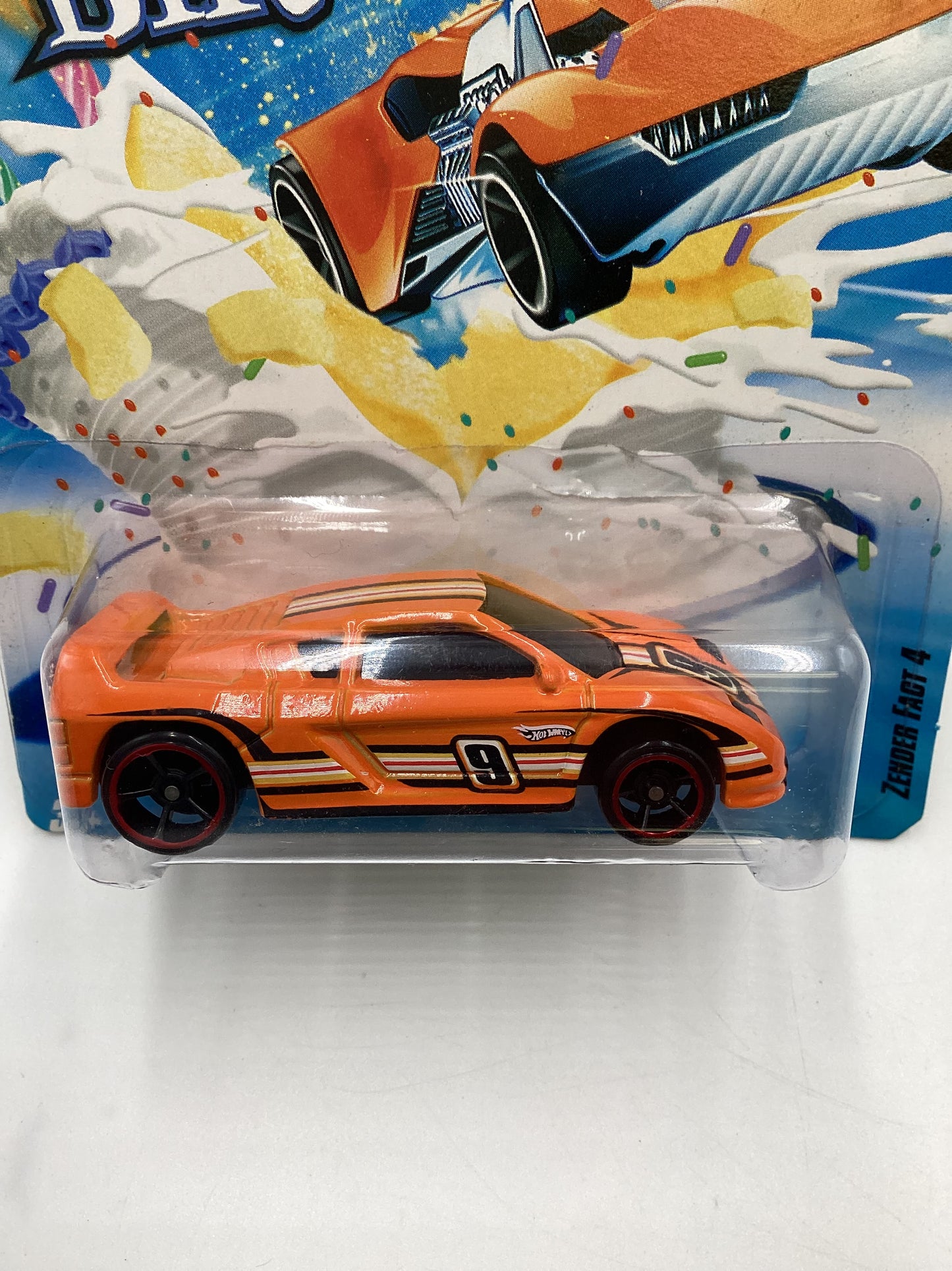 Hot Wheels Happy Birthday Zender Fact 4 Orange SR