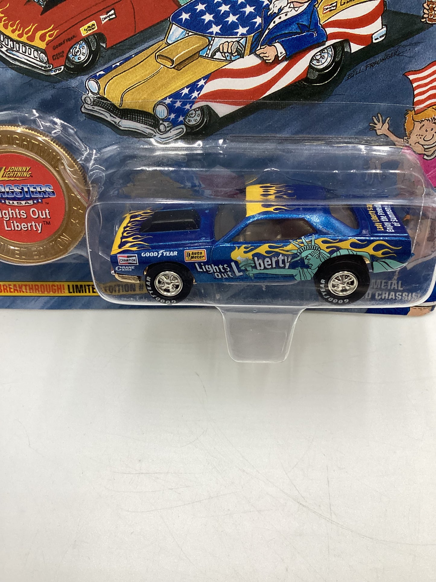 Johnny Lightning Dragsters U.S.A #8880/15000 Lights Out Liberty Blue 186D