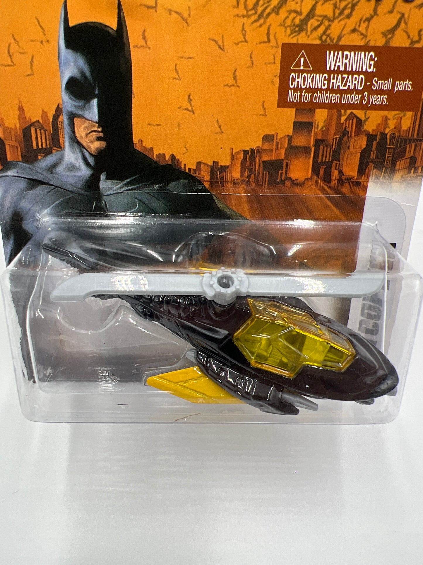 2011 Hot Wheels Batman Series #04 Batman Begins Batcopter Black 117E