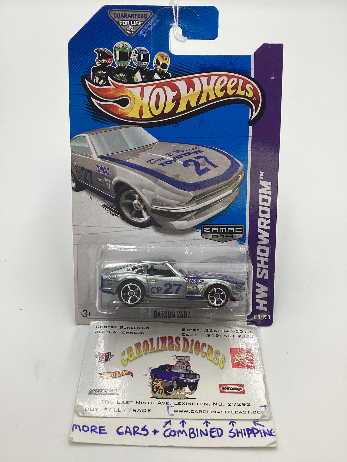 2013 Hot Wheels Zamac 014 #159 Zamac Datsun 240Z 144C