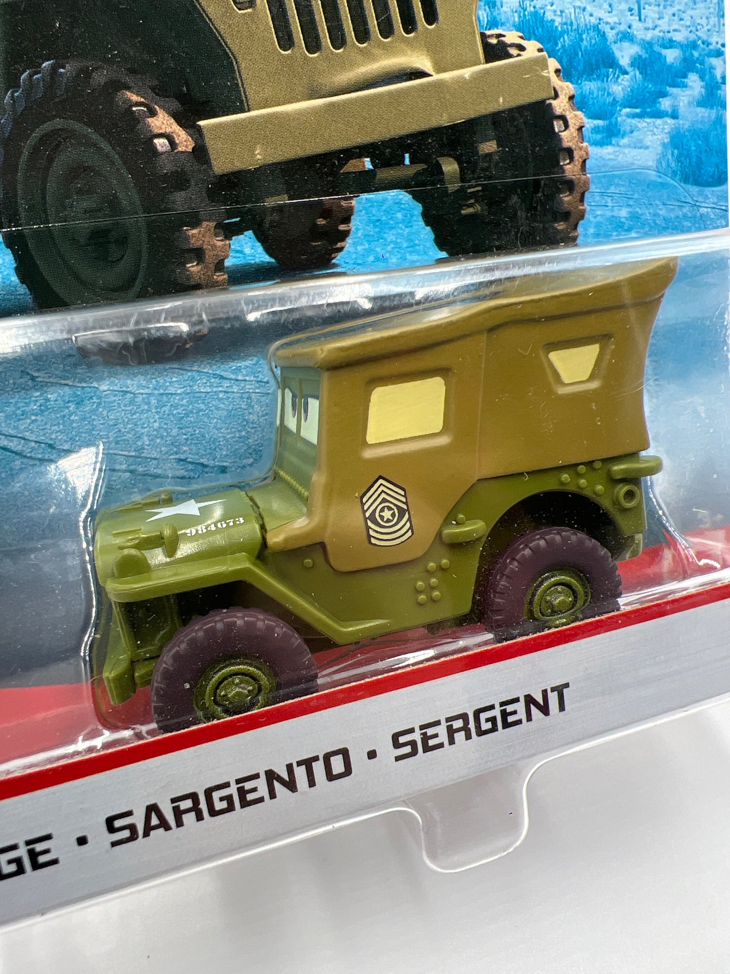 Disney Pixar Cars Radiator Springs Sarge Green 139D