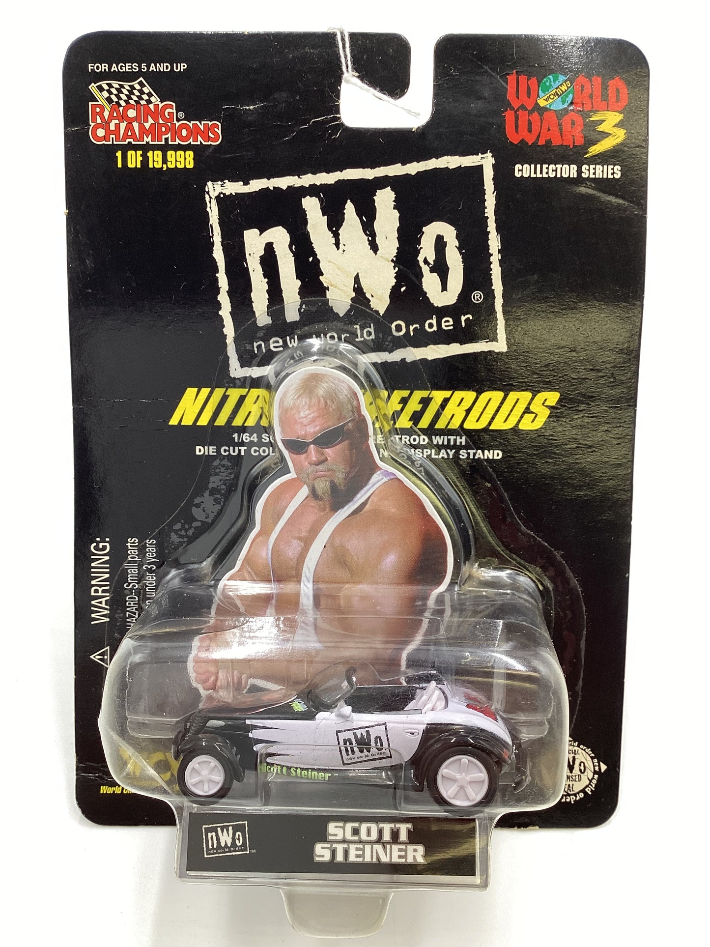 Racing Champions NWO Nitro Streetrods Scott Steiner 97 Plymouth Prowler White/Black SR