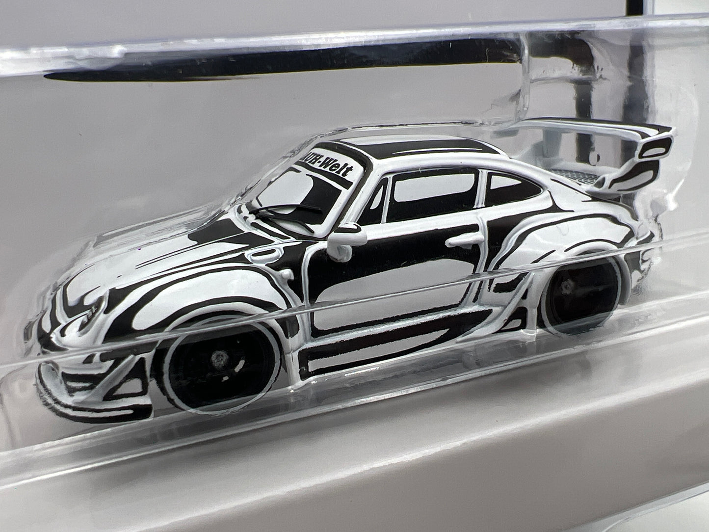 Tarmac Works #11 Joshua Vides Porsche RWB 993 Black/White