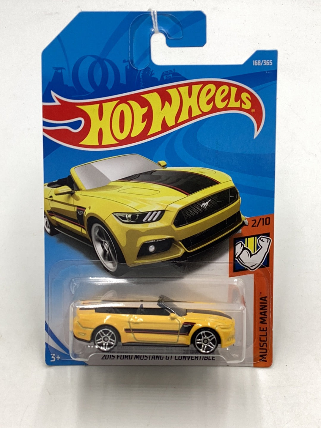 2018 Hot Wheels #168 2015 Ford Mustang GT Convertible 23G