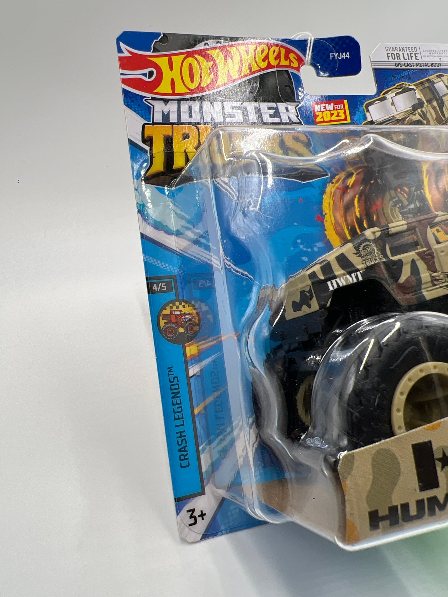2023 Hot Wheels Monster Trucks Crash Legends #4 Humvee 130H