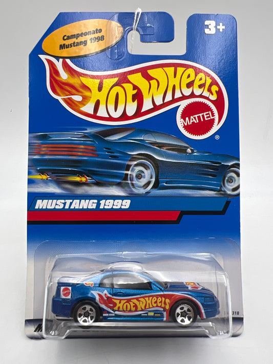 1998 Hot Wheels Mexico Campeonato Mustang 1999 Blue 161A