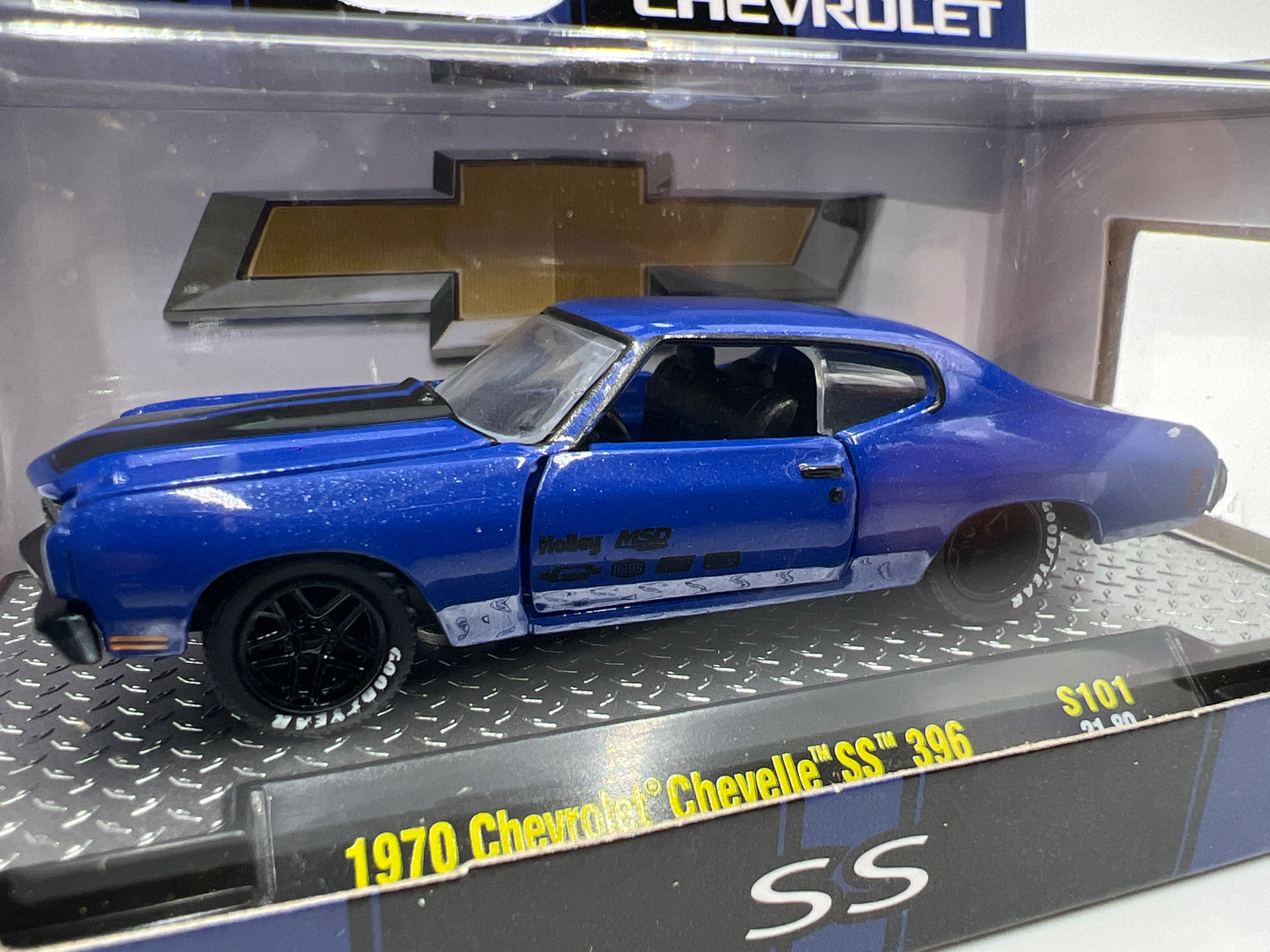 M2 Machines 1970 Chevrolet Chevelle SS 396 Blue S101