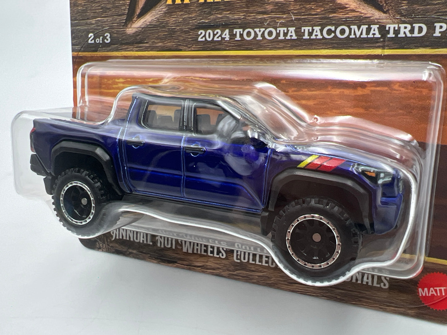 2026 Hot Wheels 26th Annual Collectors Nationals 2024 Toyota Tacoma TRD Pro Blue W/Protector