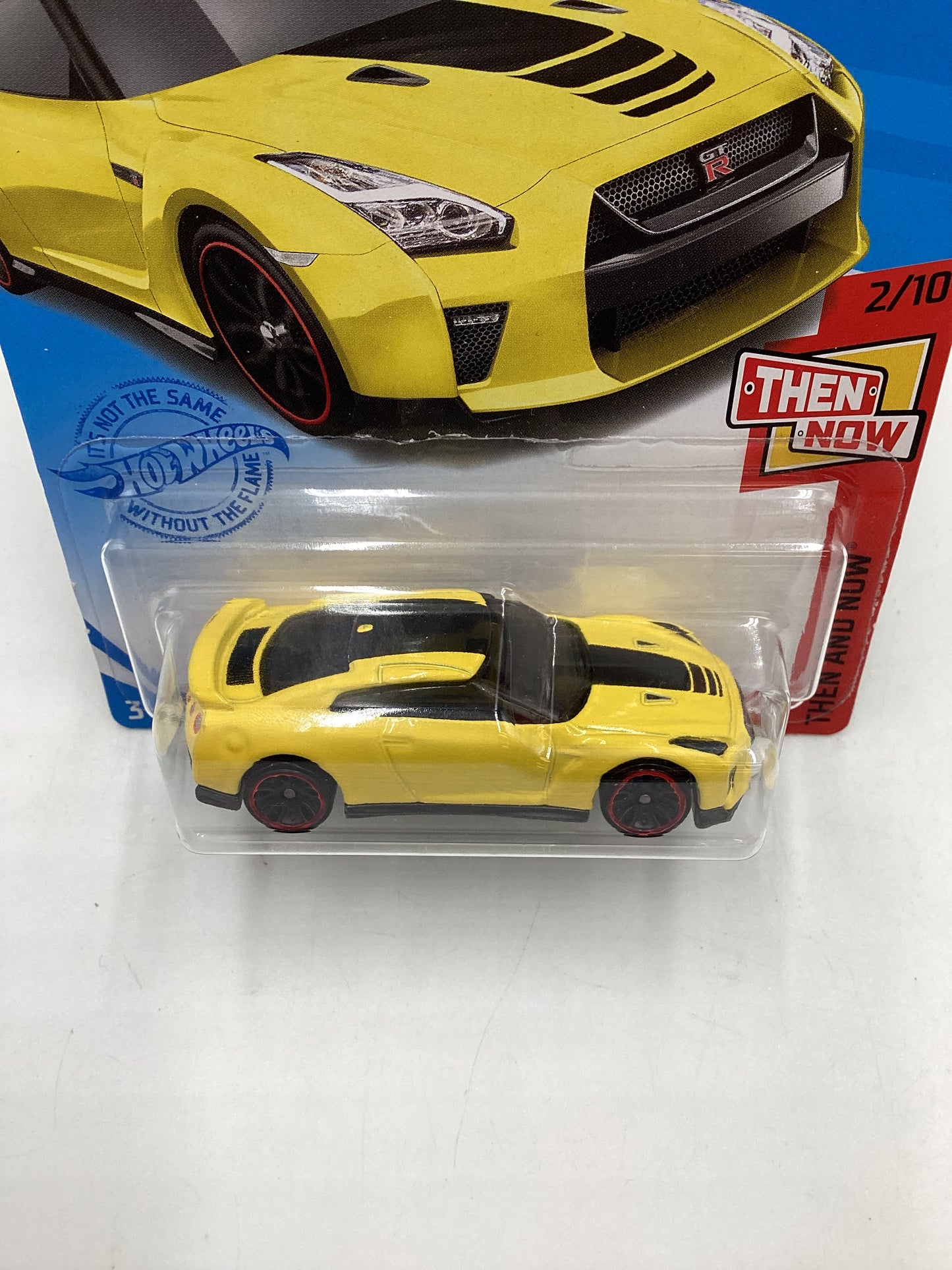 2021 Hot wheels Then and Now #79 17 Nissan GT-R (R35) Yellow 81D