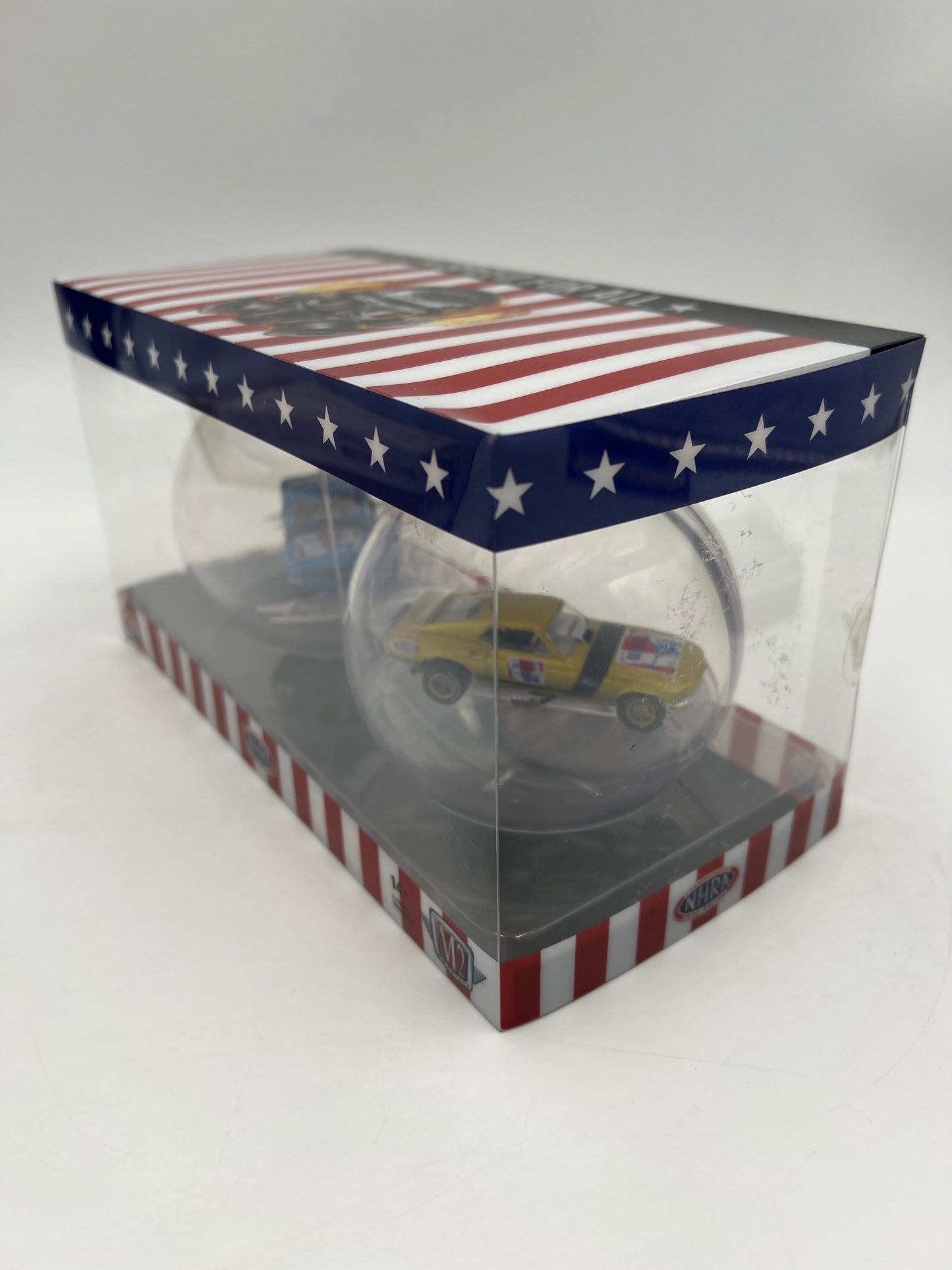 M2 Machines Holiday Ornaments 2 Pack 1969 Ford Mustang NHRA Funny Car