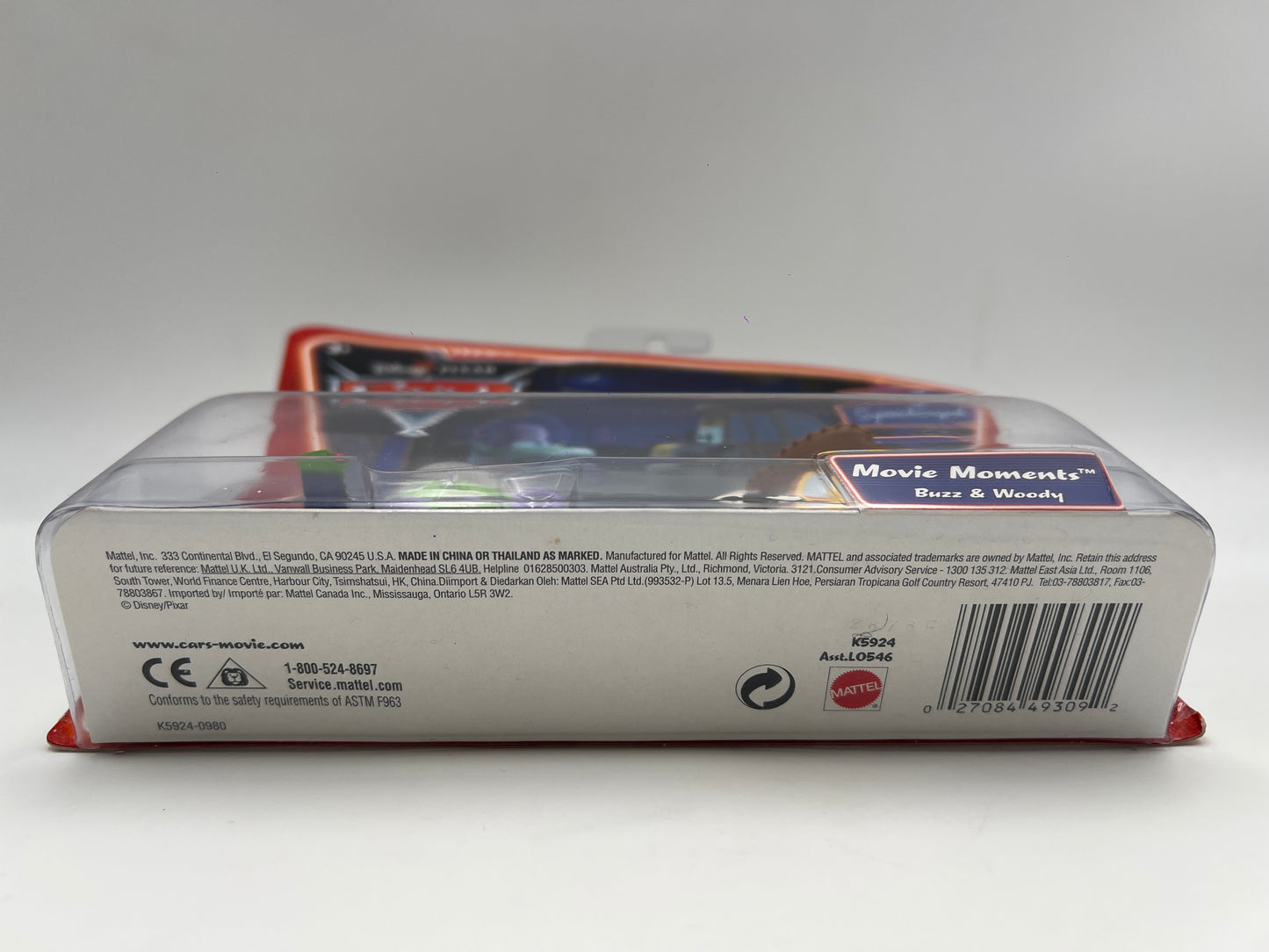 Disney Pixar Cars Supercharged 2 Pack Movie Moments Buzz & Woody