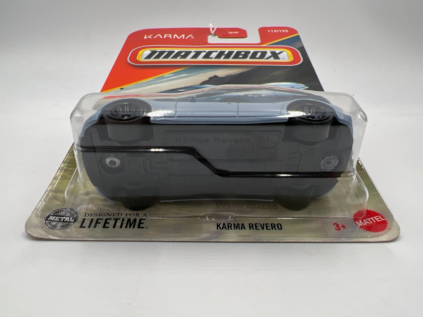 2025 Matchbox #112 Karma Revero Light Blue 213J