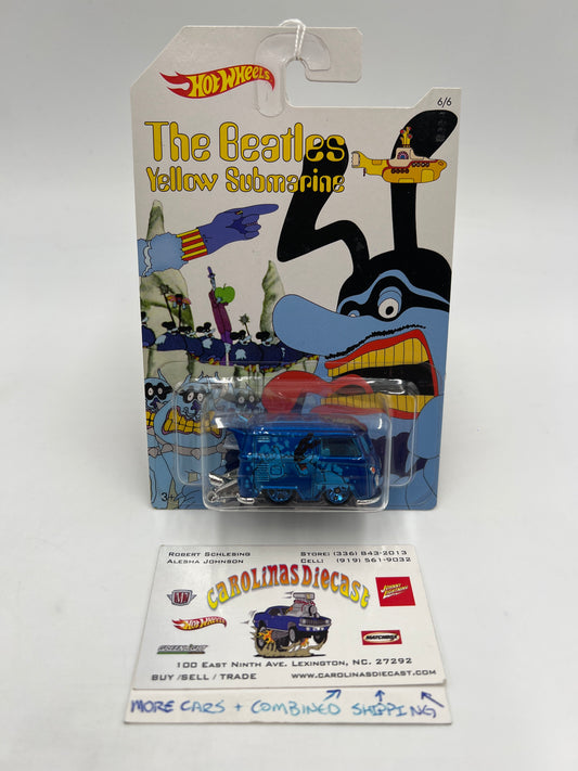 2016 Hot Wheels The Beatles Yellow Submarine #6 Kool Kombi Blue SR