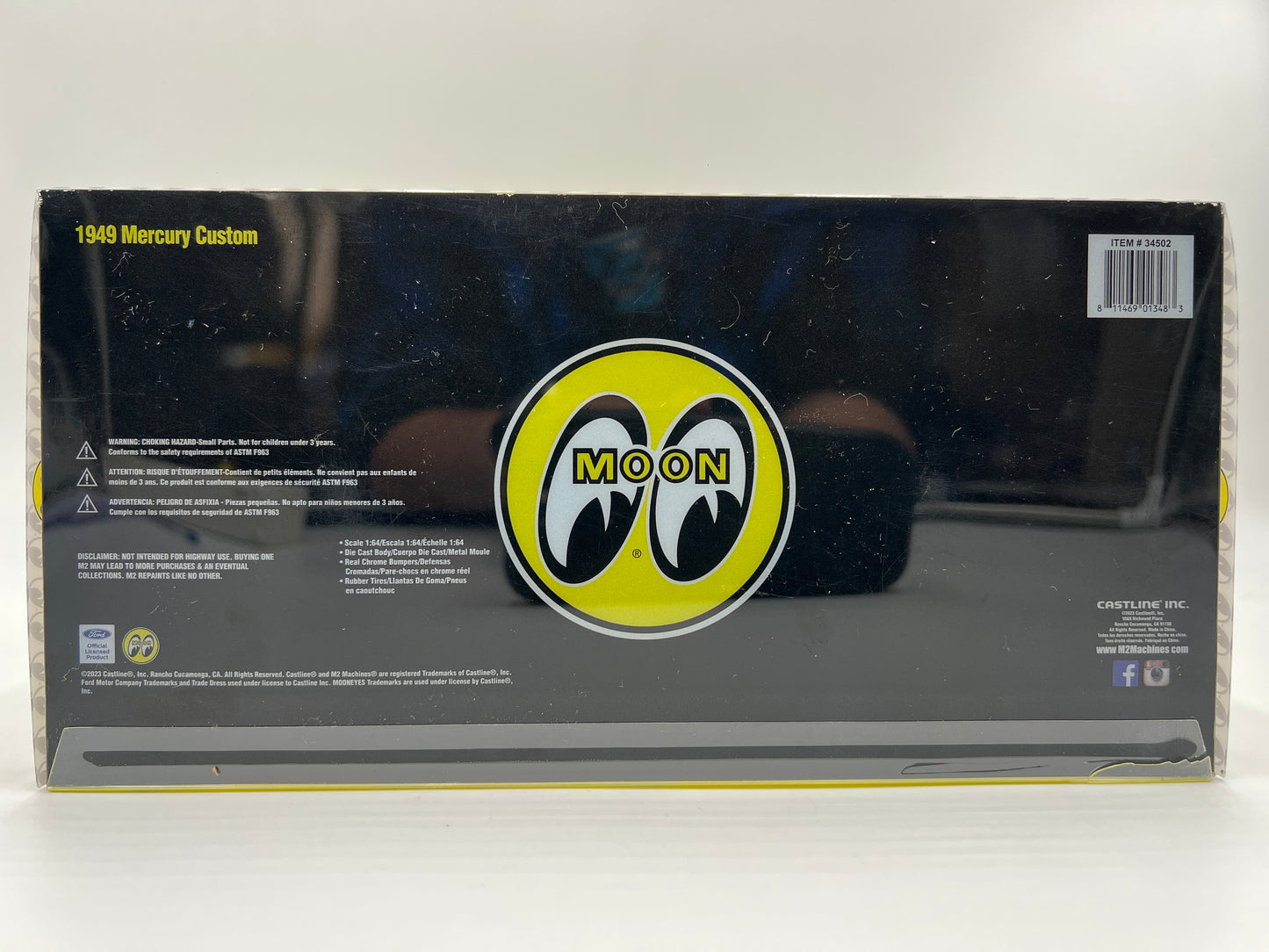 M2 Machines Holiday Ornaments 2 Pack Mooneyes 1949 Mercury Custom