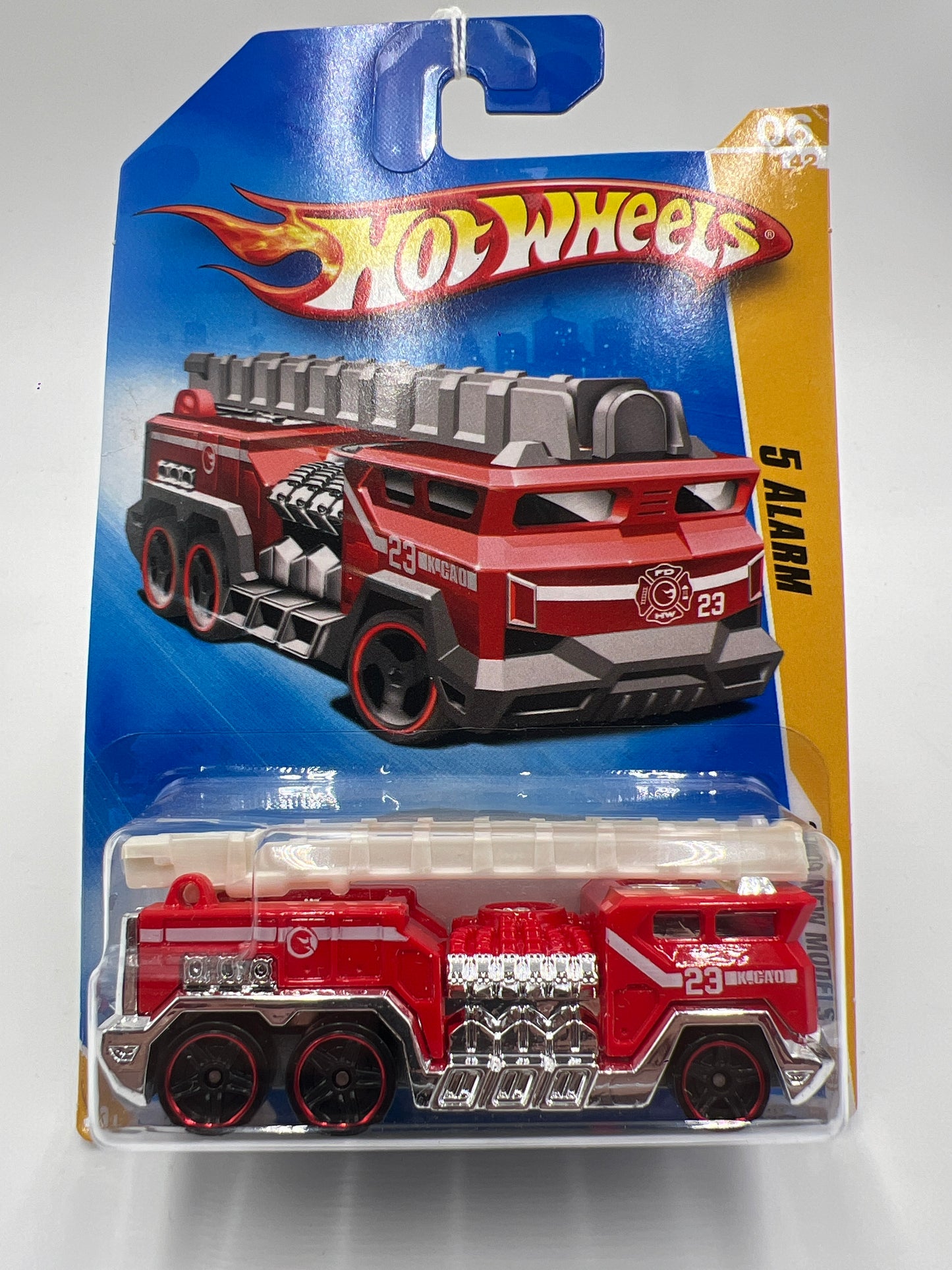 2009 Hot Wheels New Models #6 5 Alarm Red 116D