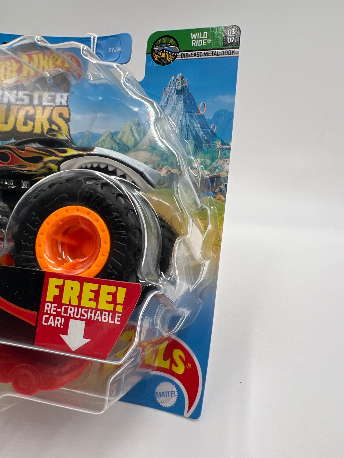 Hot Wheels Monster Trucks Wild Ride #22 Shark Wreak 130B