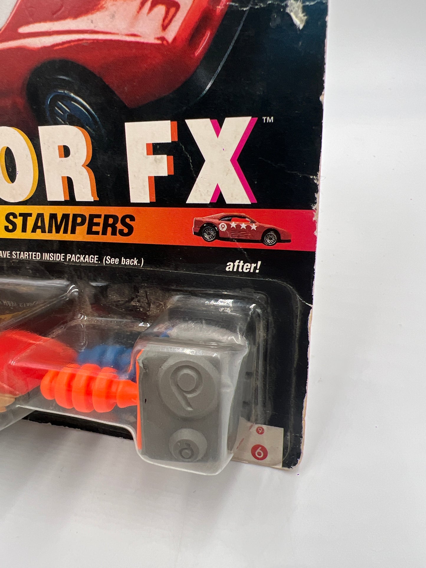 1994 Hot Wheels Color FX 12028 Ferrari 308 Red *Bad Card*