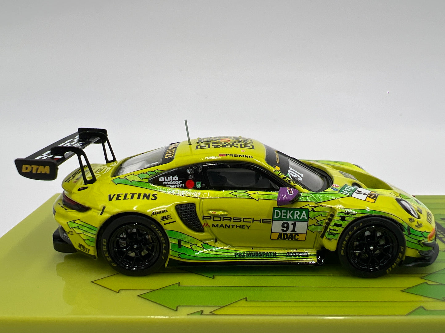 Tarmac Works x IXO Models Porsche 911 GT3 R DTM Champion 2023