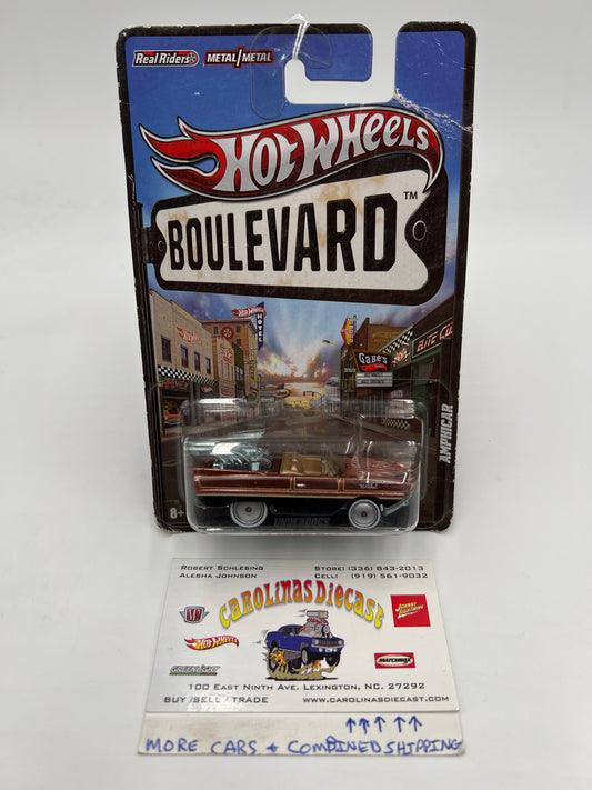 Hot Wheels Premium Boulevard Underdogs Amphicar Brown Bad Card 235Q