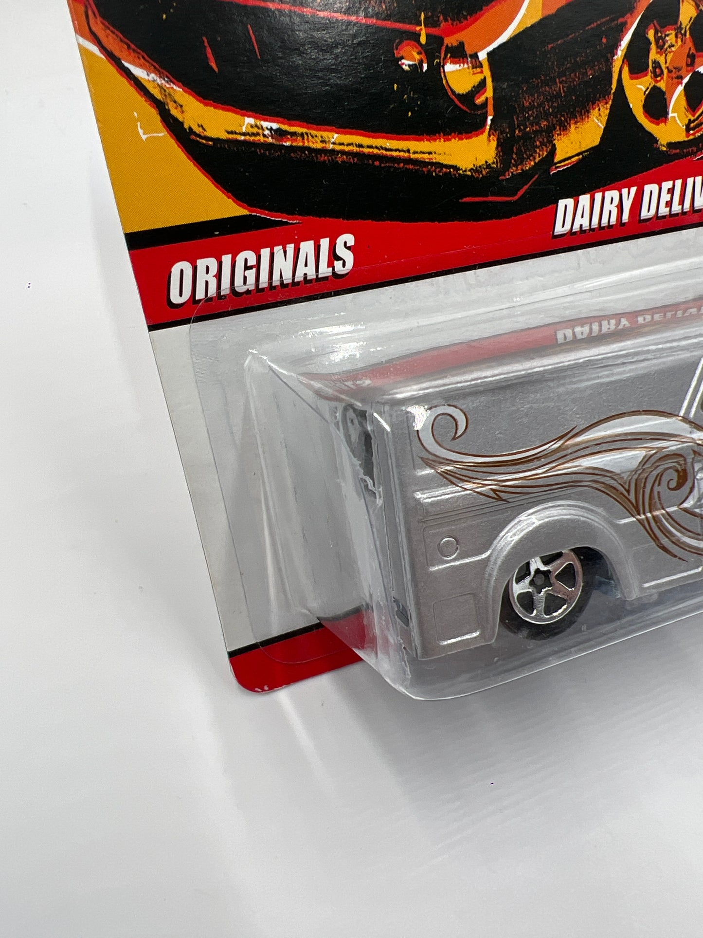 Hot Wheels Since 68 Originals #1 Dairy Delivery Silver W/Protector VHTF