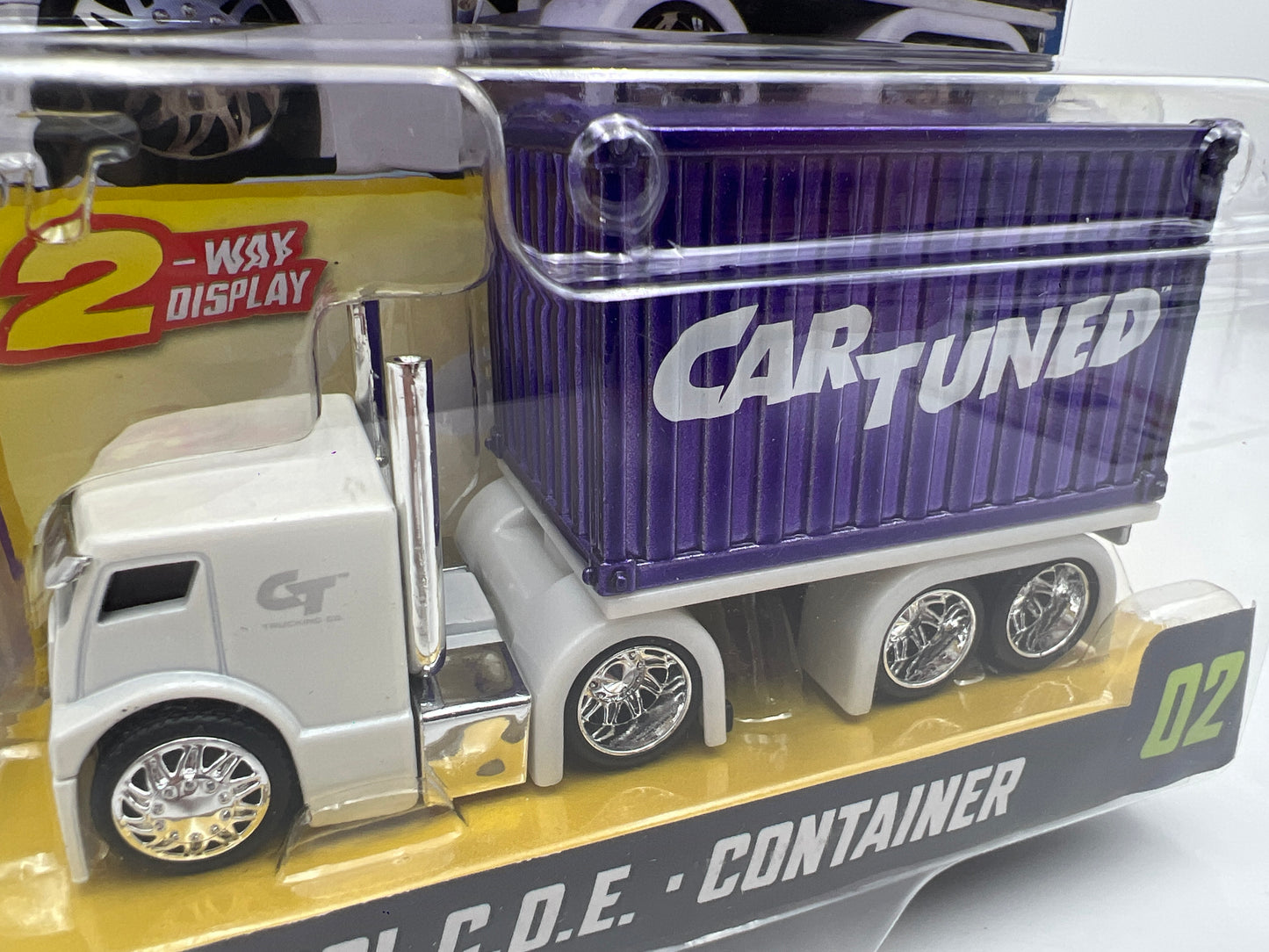 MGA Car Tuned Rigs Series 2 #2 Cool COE Purple Container