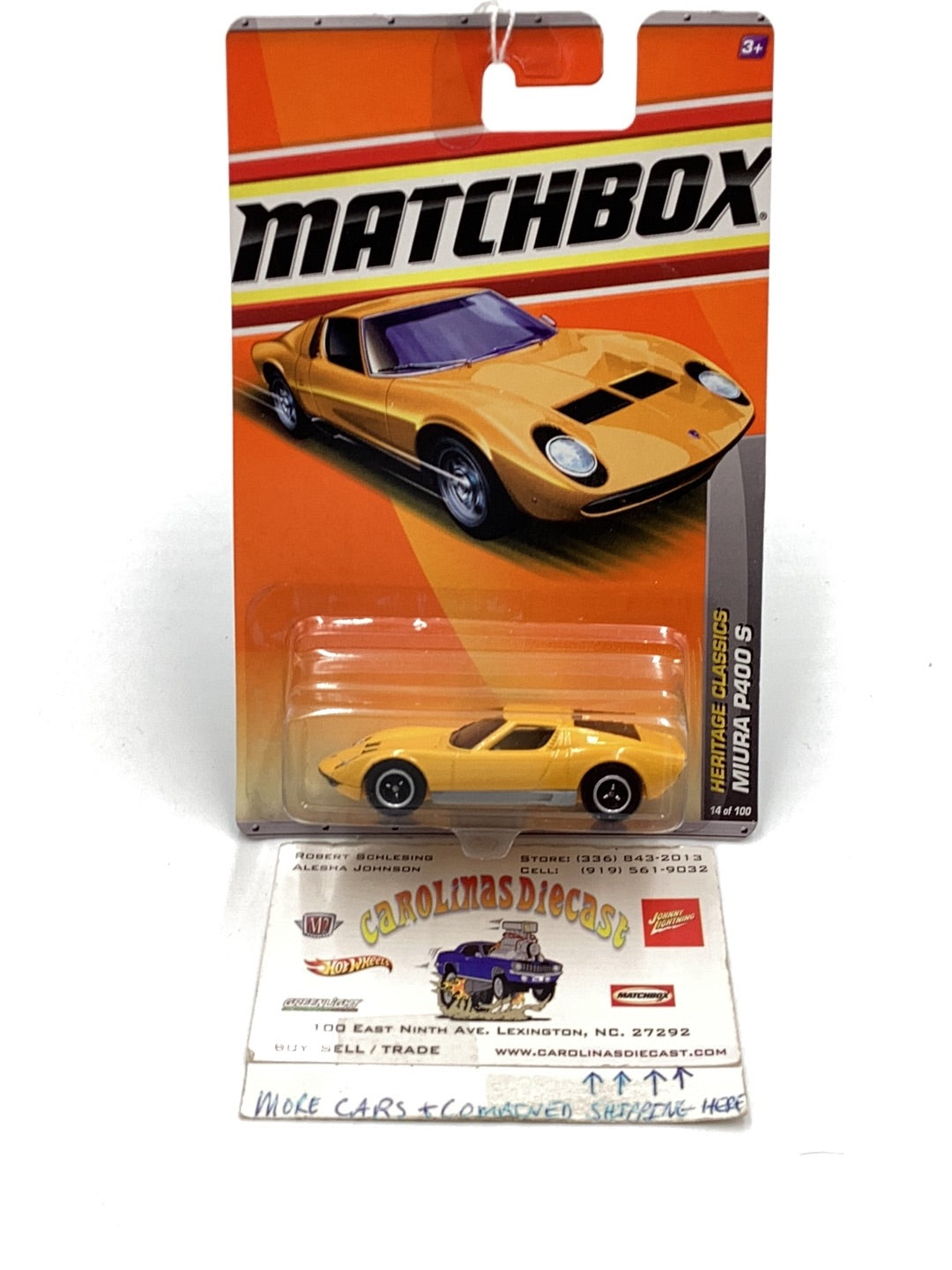 Matchbox #14 2011 Miura P400 S 103A