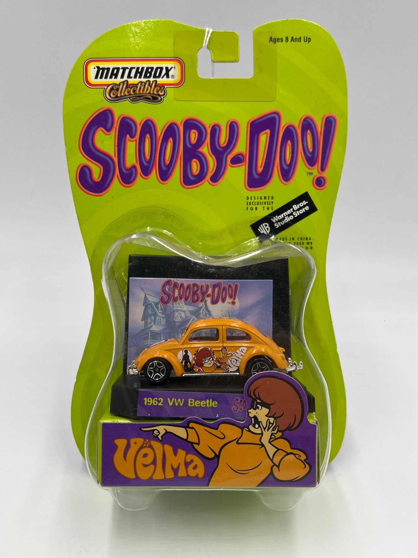 Matchbox Collectibles Scooby-Doo 1962 VW Beetle Orange Velma Blister Not Perfect SR