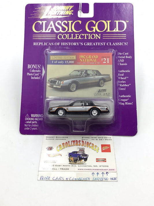 JOHNNY LIGHTNING CLASSIC GOLD 1982  Buick Grand National #21 QQ4