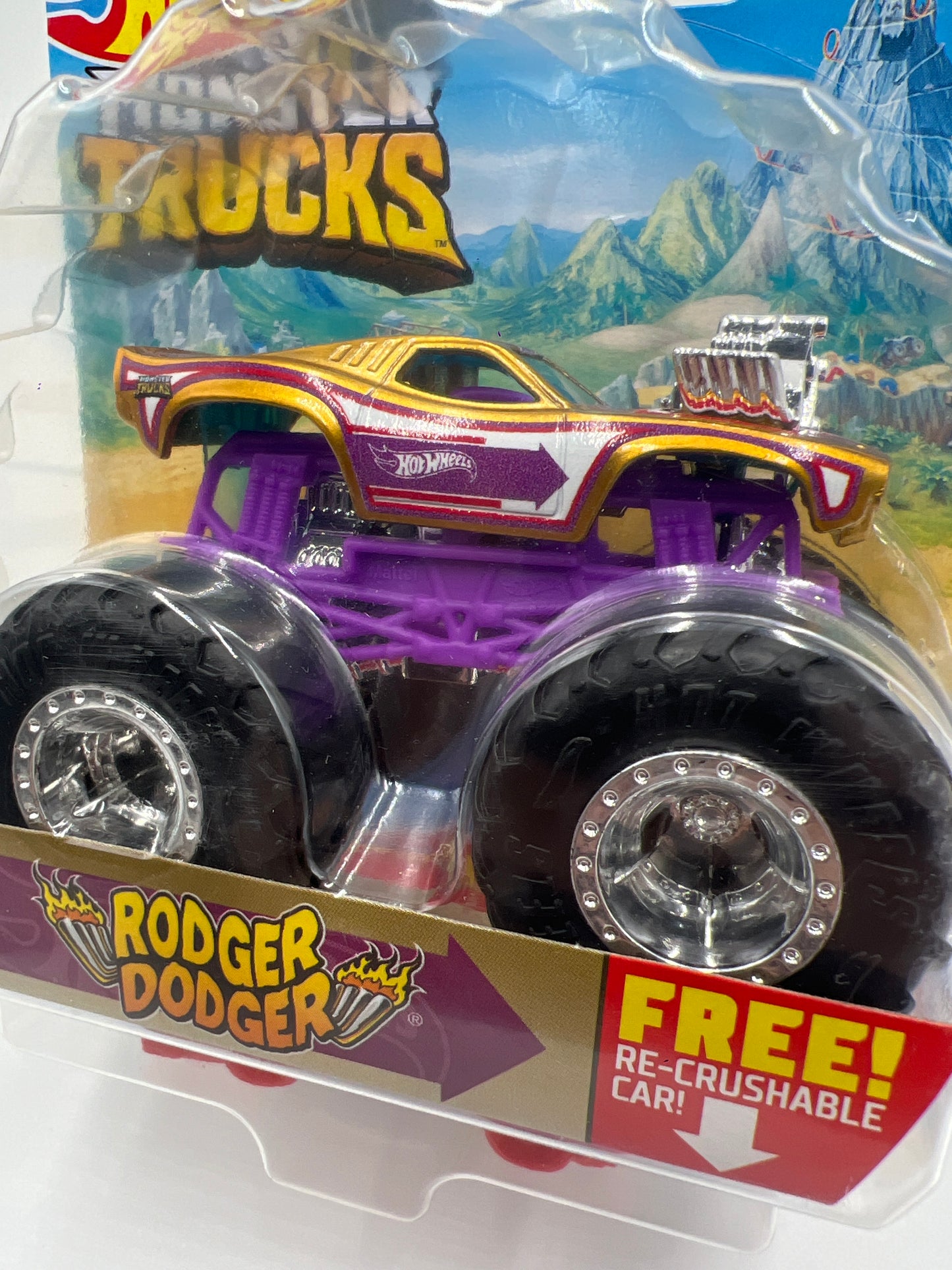 Hot Wheels Monster Trucks Crash Legends #2 Rodger Dodger 131F