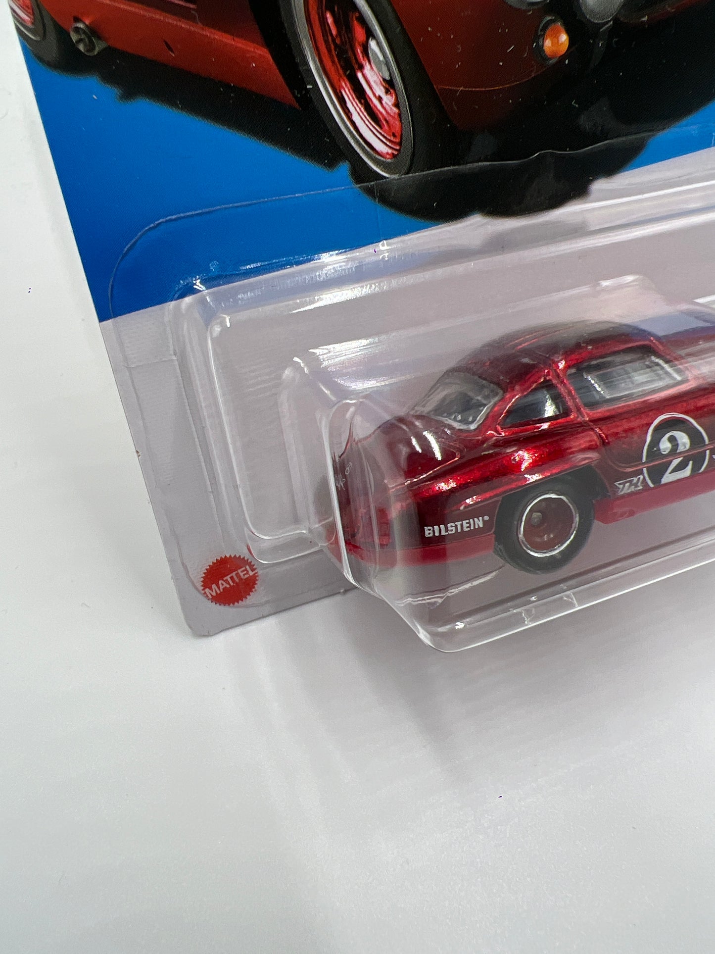 2023 Hot Wheels Super Treasure Hunt #27 Mercedes-Benz 300 SL Red W/Protector