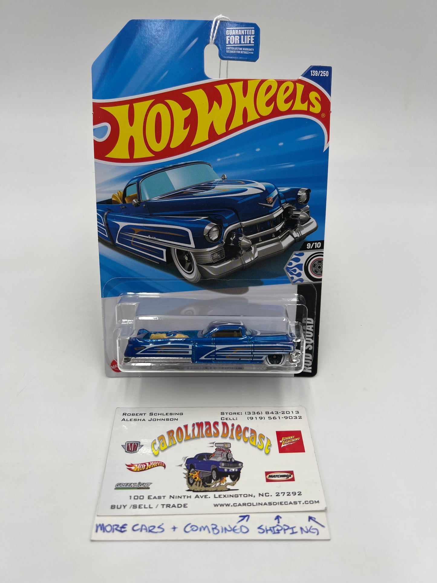 2025 Hot Wheels F Case Rod Squad #139 Custom 53 Cadillac Blue 57F