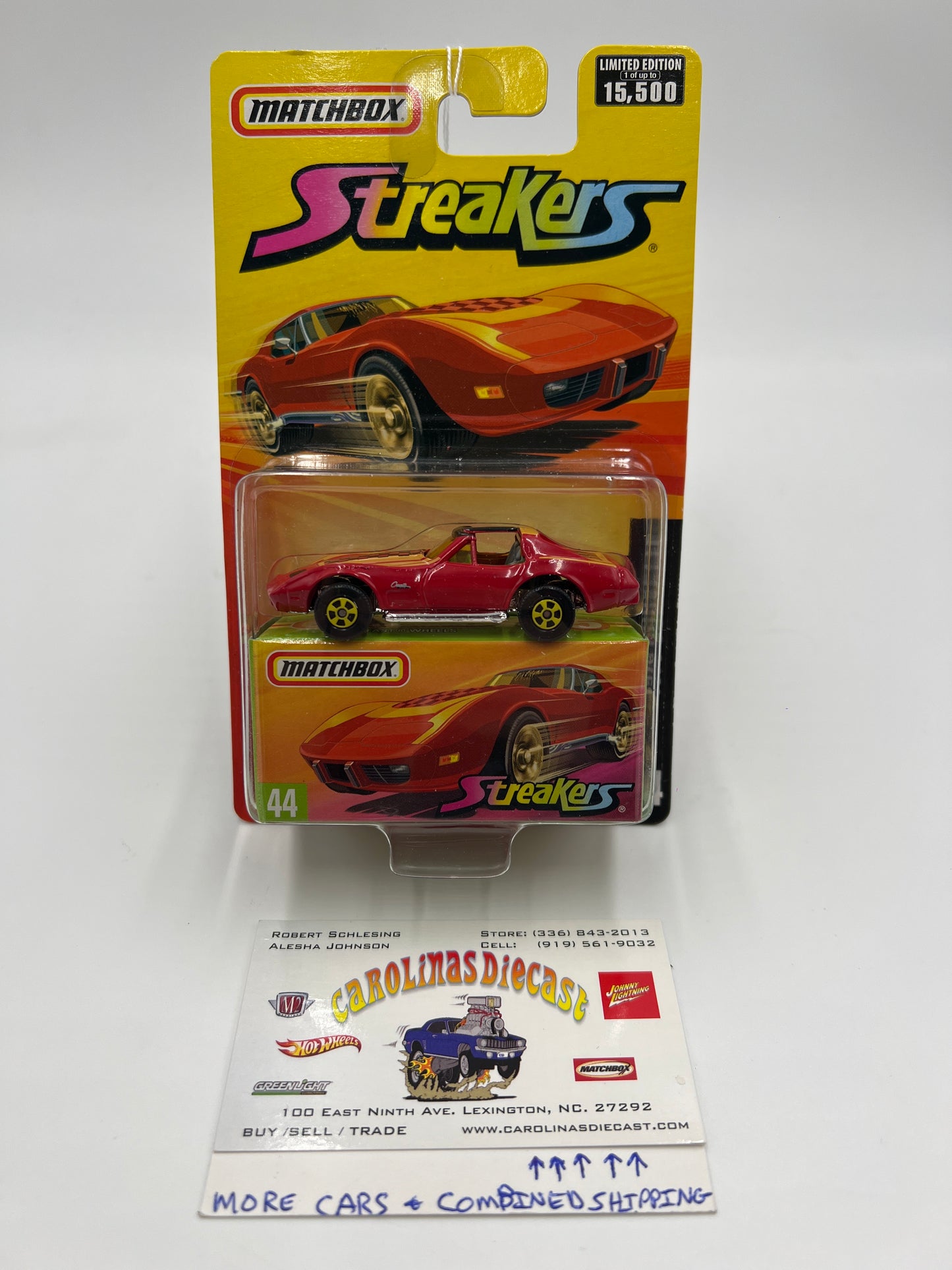 Matchbox Streakers #44 1976 Corvette Red 171D