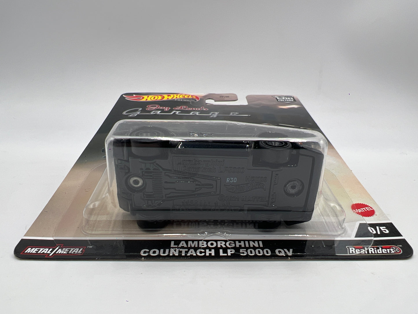 Hot Wheels Premium CHASE Jay Lenos Garage #0 Lamborghini Countach LP 5000 QV Black W/Protector