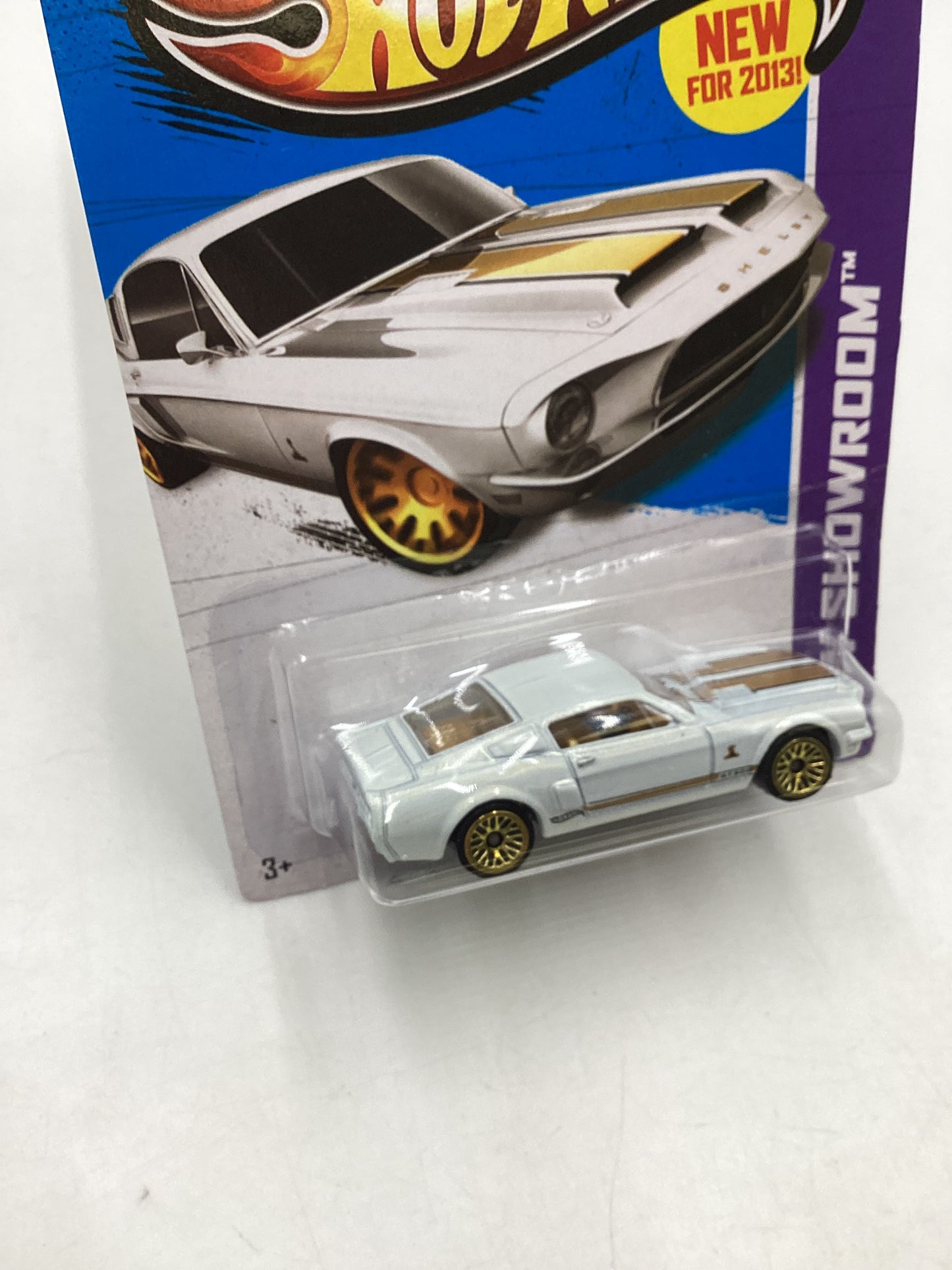 2013 Hot Wheels #245 68 Shelby GT500 White 20H