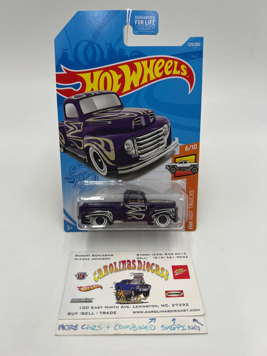 2021 Hot Wheels Hot Trucks #225 49 Ford F1 Purple 30C