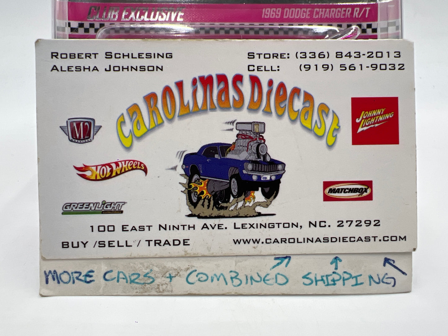 2025 Hot Wheels RLC Club Exclusive 1969 Dodge Charger R/T Pink W/Protector