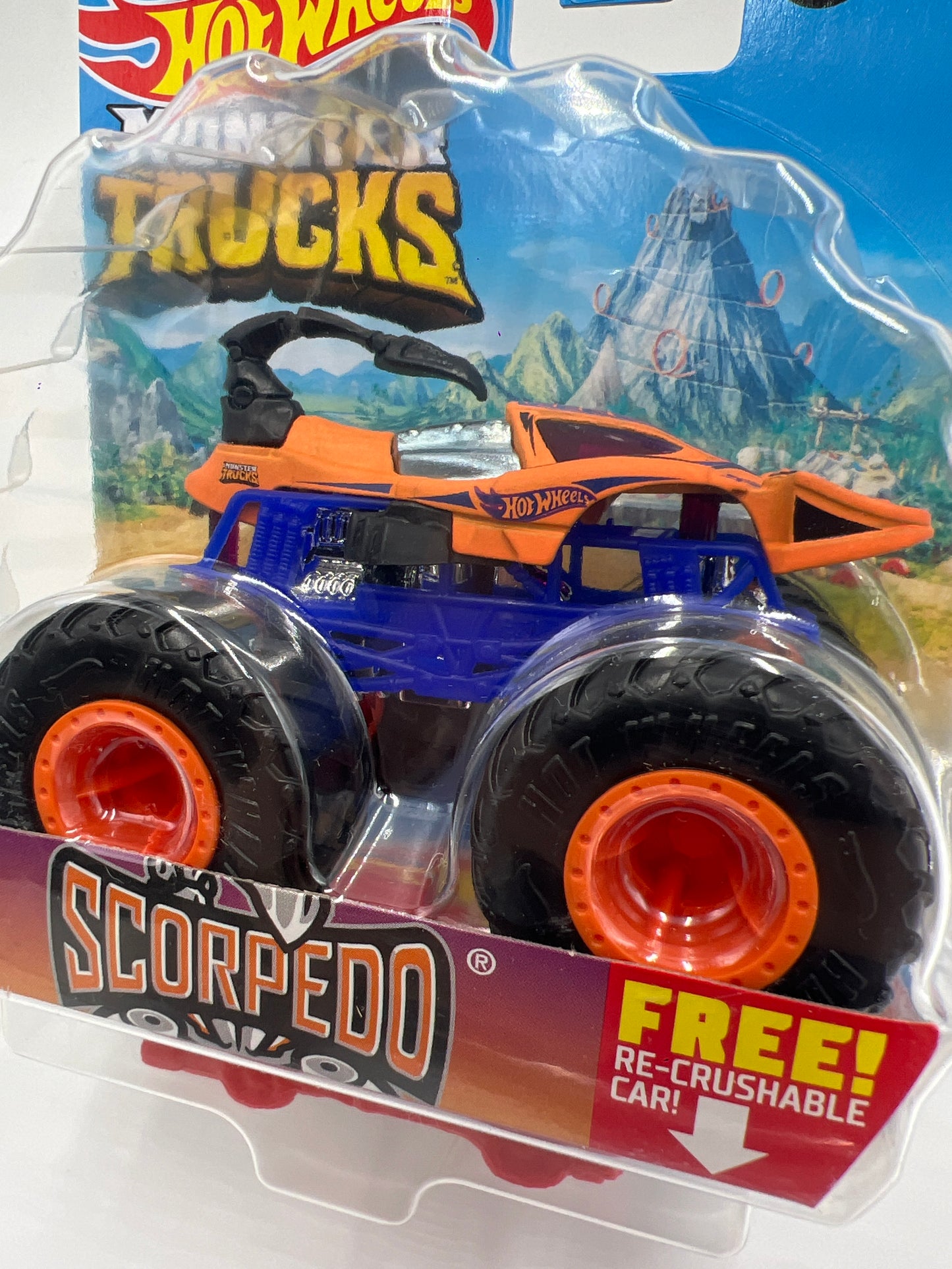 Hot Wheels Monster Trucks Wild Ride #7 Scorpedo 133H