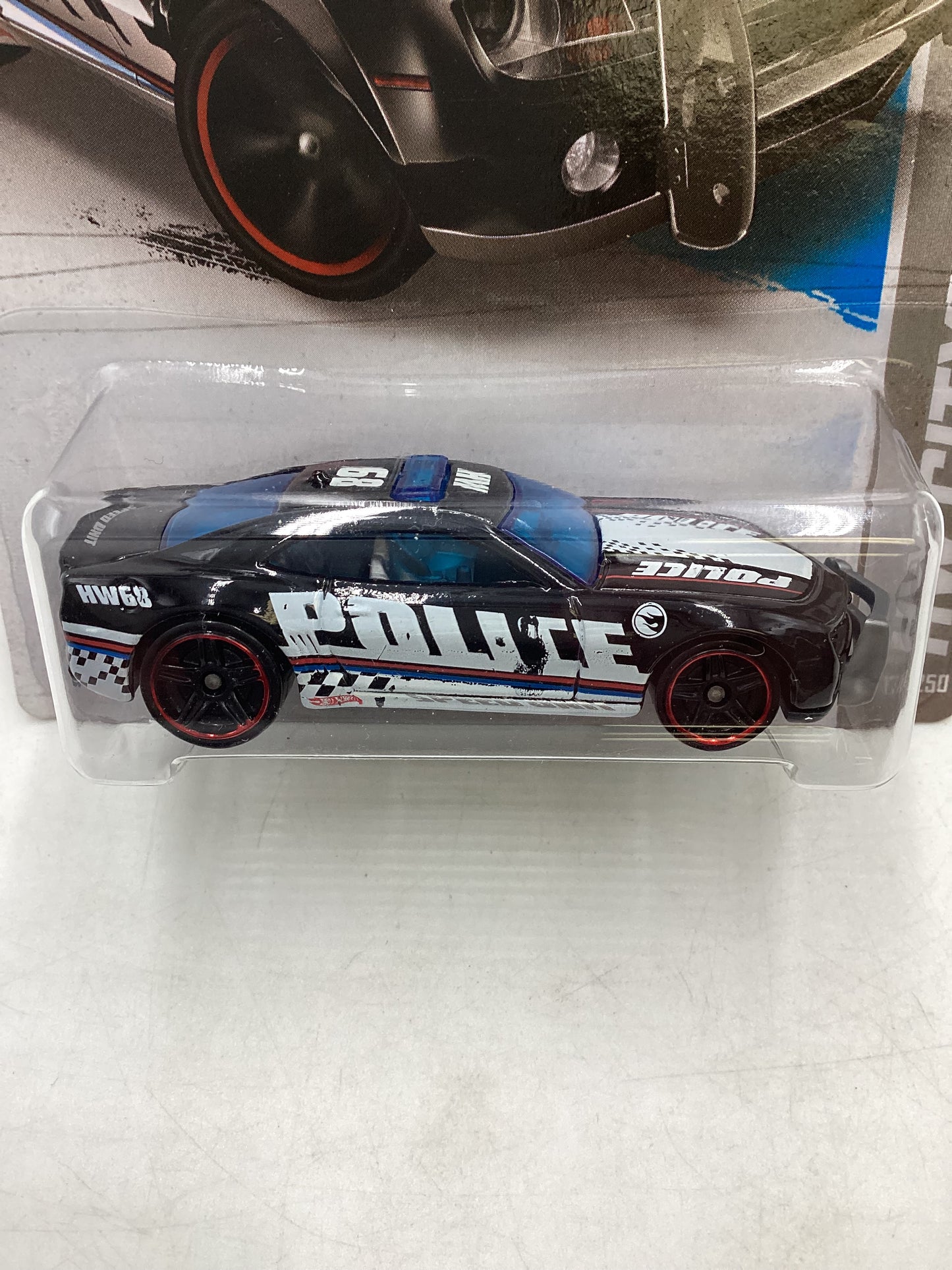 2013 HOT WHEELS TREASURE HUNT #17 Camaro SS Police Black 275D See last Pic