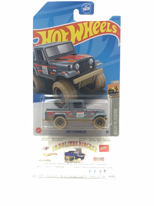 2023 hot wheels P case #233 Jeep Scrambler 45B