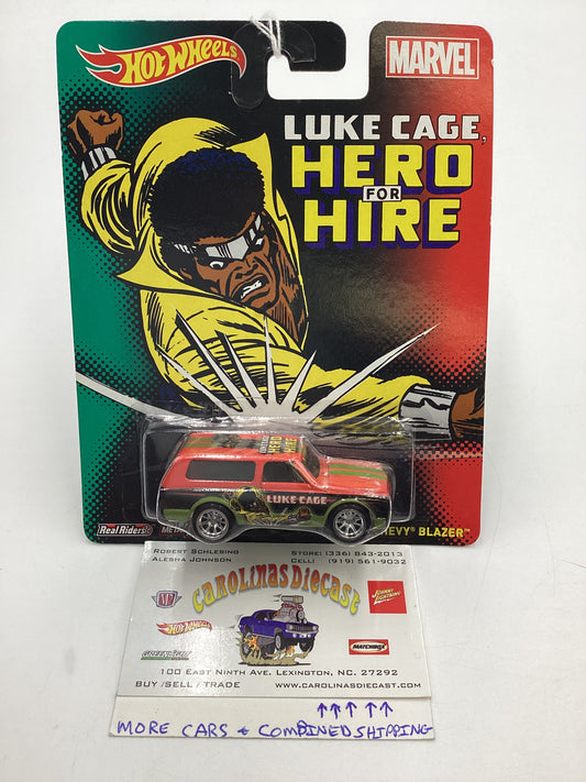 Hot wheels Pop Culture Marvel Luke Cage 70 Chevy Blazer 272A