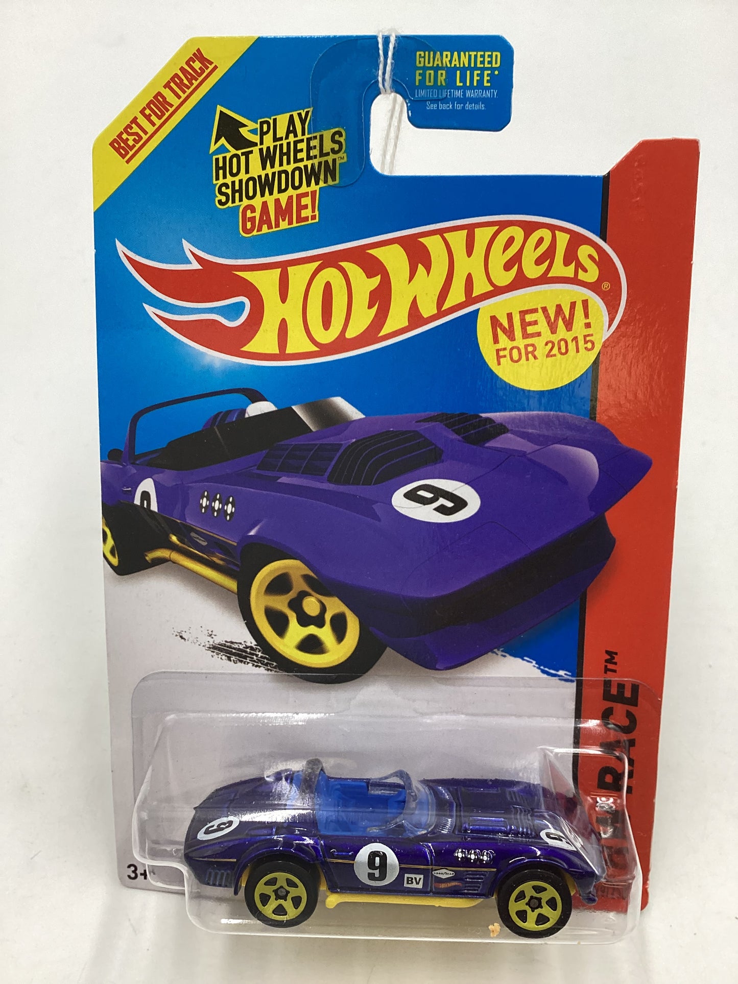 2015 Hot Wheels HW Race #179 Corvette Grand Sport Roadster Blue 1C