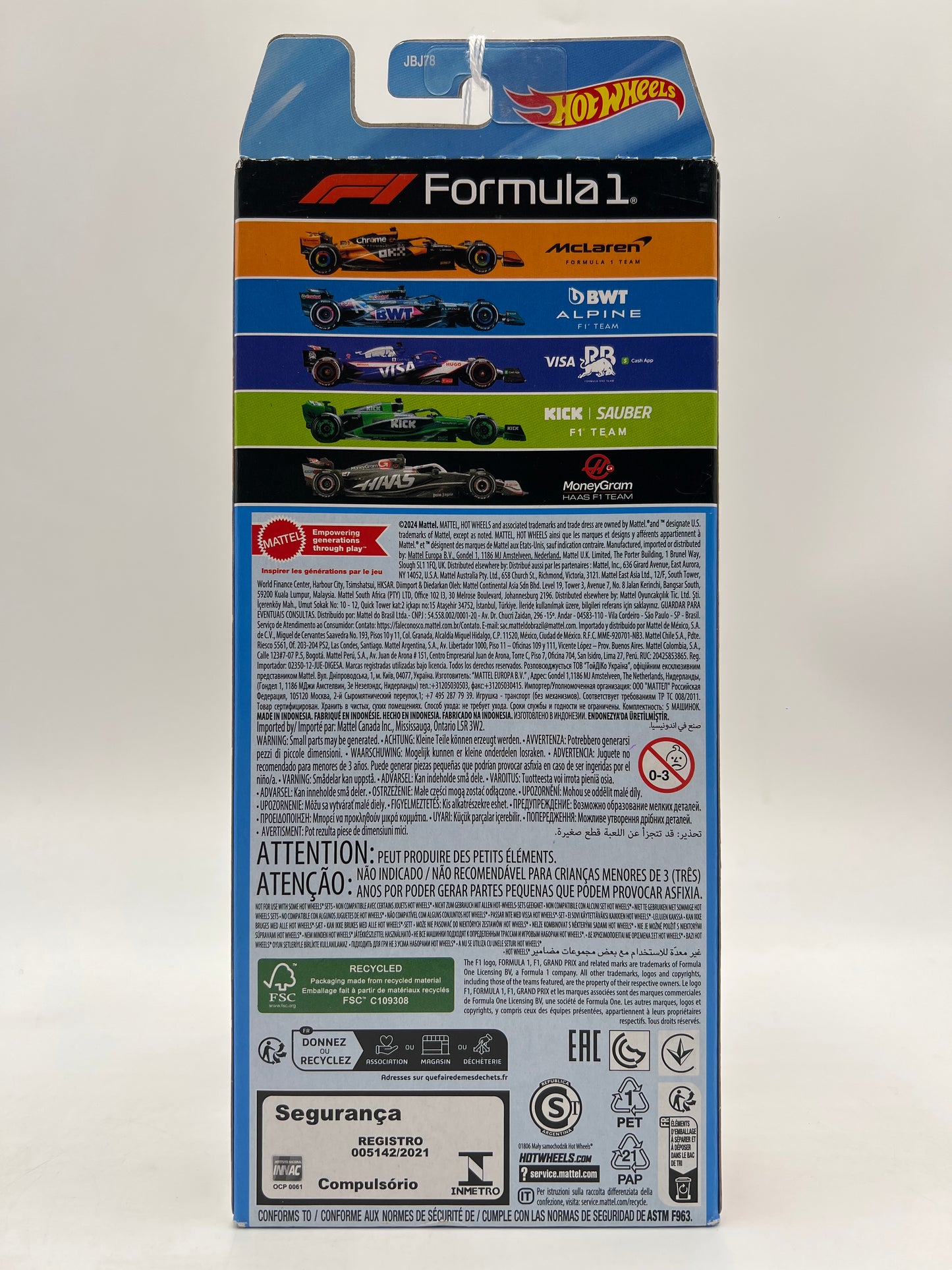 2024 Hot Wheels 5 Pack Formula 1 F1