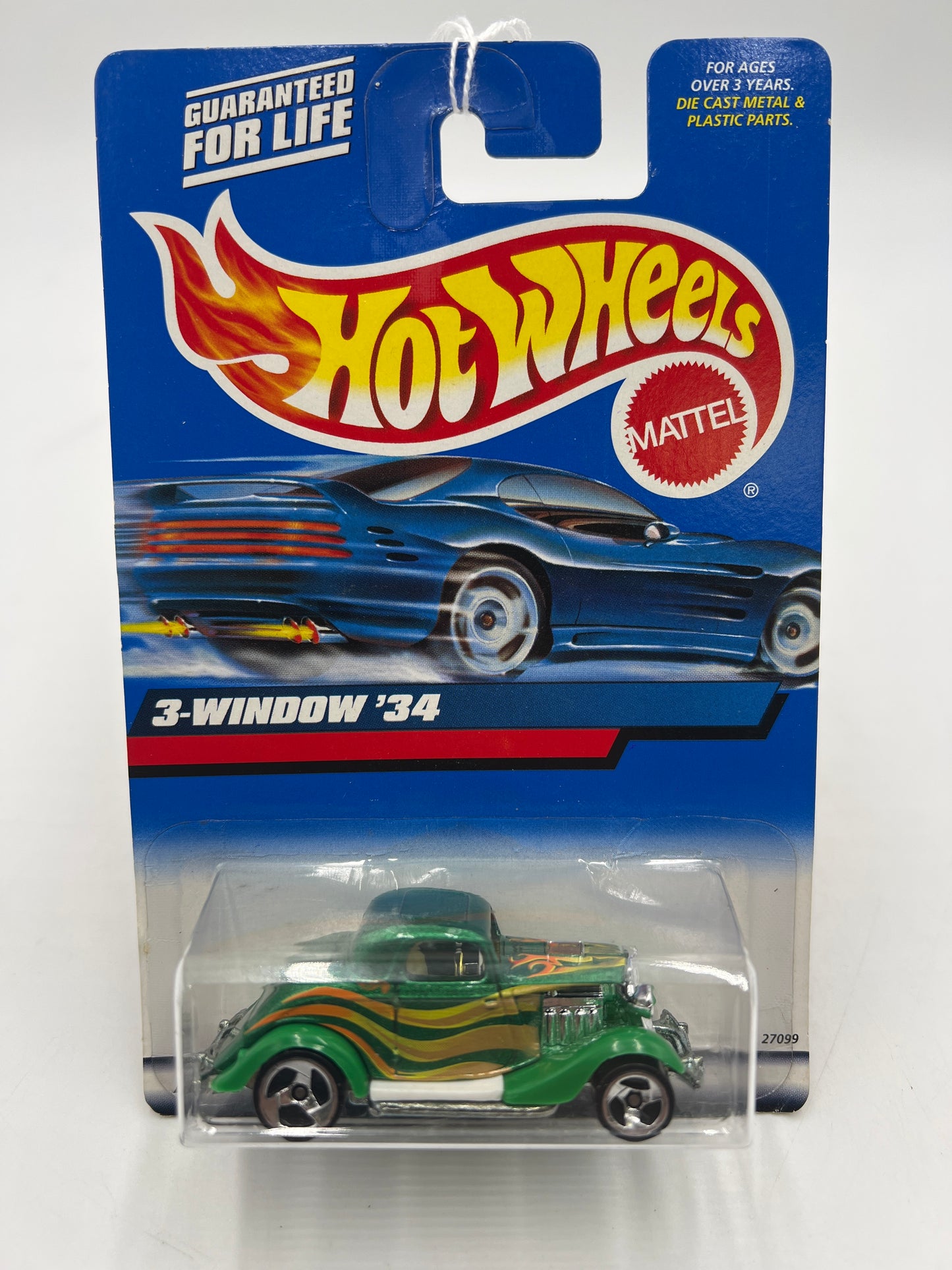 2000 Hot Wheels #132 3-Window 34 Green 35C